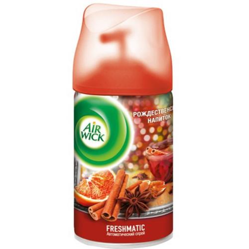 Сменный баллон для Air Wick Freshmatic Рождественский напиток, 250 мл., баллон