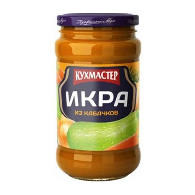 Икра Кухмастер из кабачков 385 гр., стекло