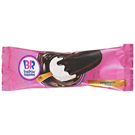 Мороженое пломбир Baskin Robbins ванильное 70 гр., флоу-пак