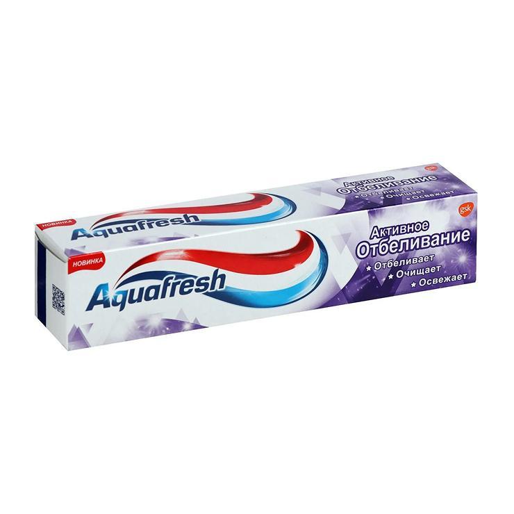 Зубная паста Aquafresh активное отбеливание 100 мл., туба