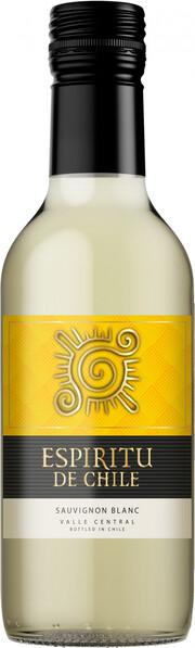 Вино ESPIRITU DE CHILE Sauvignon Blanc белое сухое сортовое 12% 187 мл., стекло