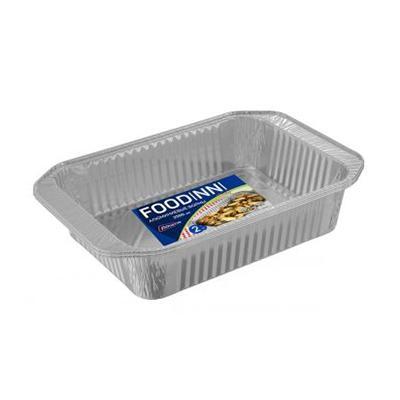 Форма для выпечки одноразовая Foodinni алюминиевая без крышки 1 секция 2,5 л. 305х202х60 мм.
