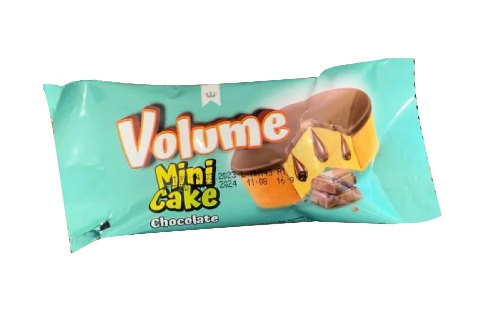 Кекс Volume Mini Cake Chocolate 16 гр., флоу-пак