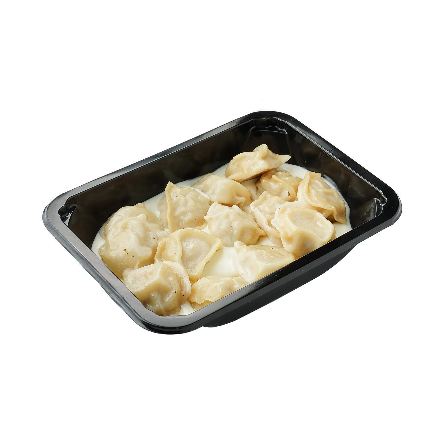Пельмени Qummy куриные в сливочном соусе свежемороженые 250 гр., ванночка