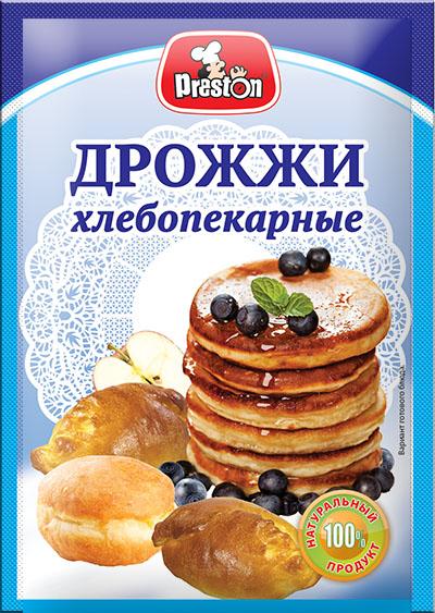 Дрожжи Preston хлебопекарные 75 гр., саше