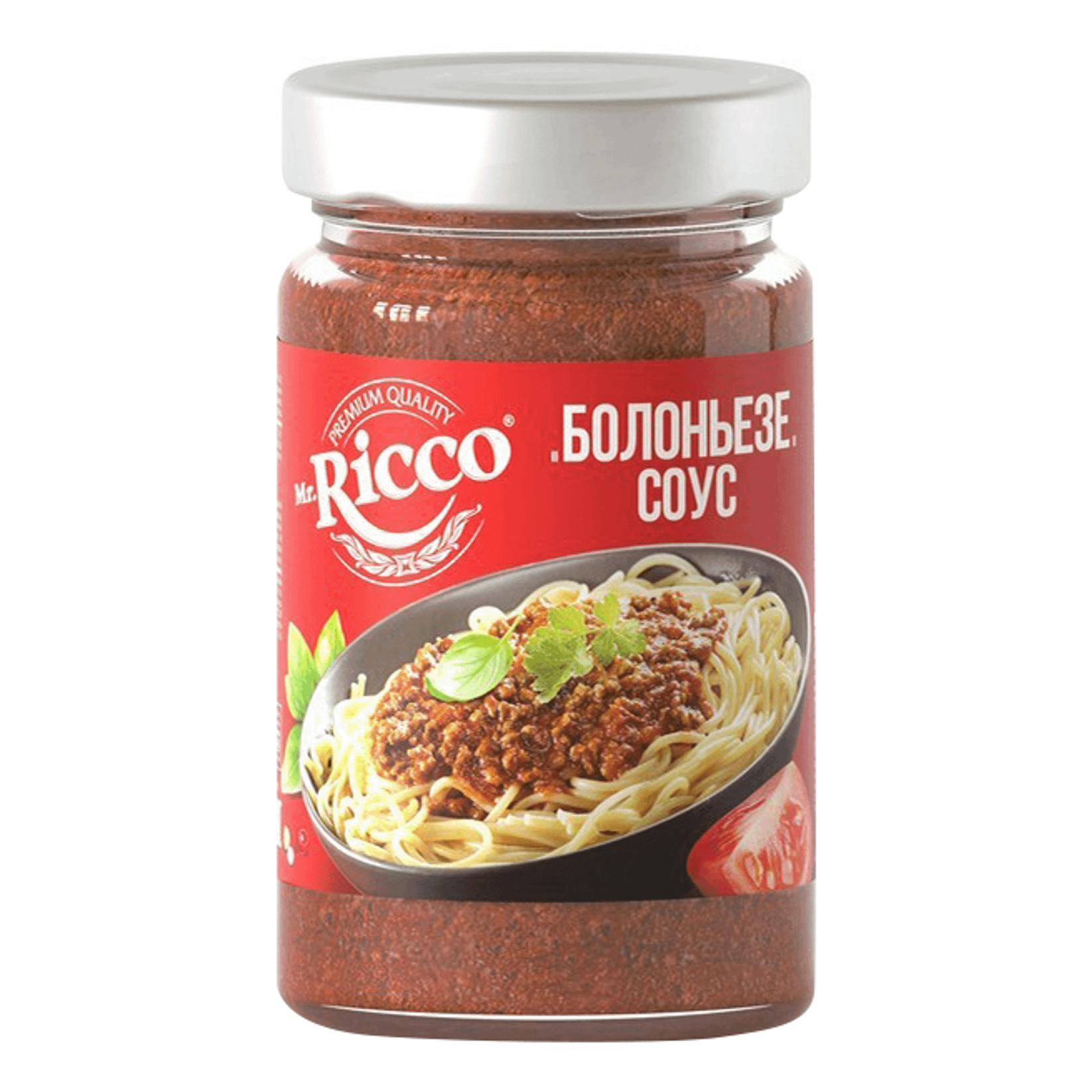 Соус Mr.Ricco Болоньезе 320 гр., стекло