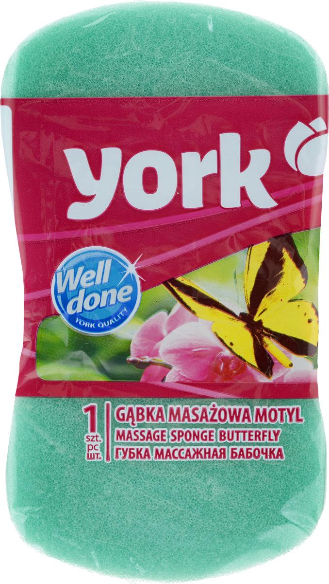 Губка для тела York Бабочка 15 гр., пленка