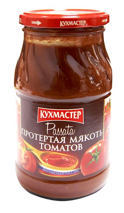 Мякоть томатов Кухмастер протертая 480 гр., стекло
