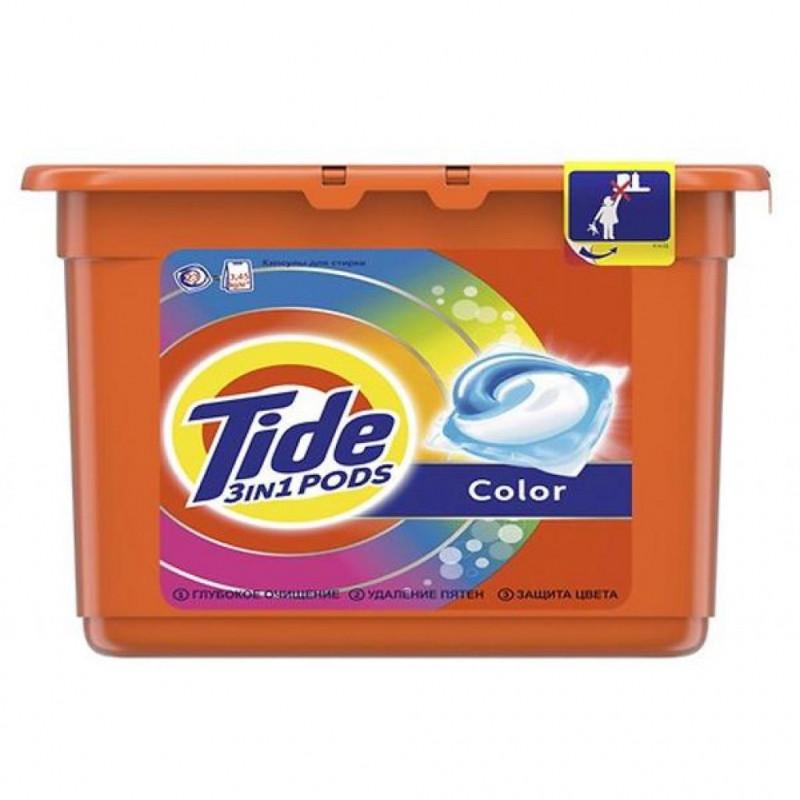 Гель для стирки Tide Color в капсулах