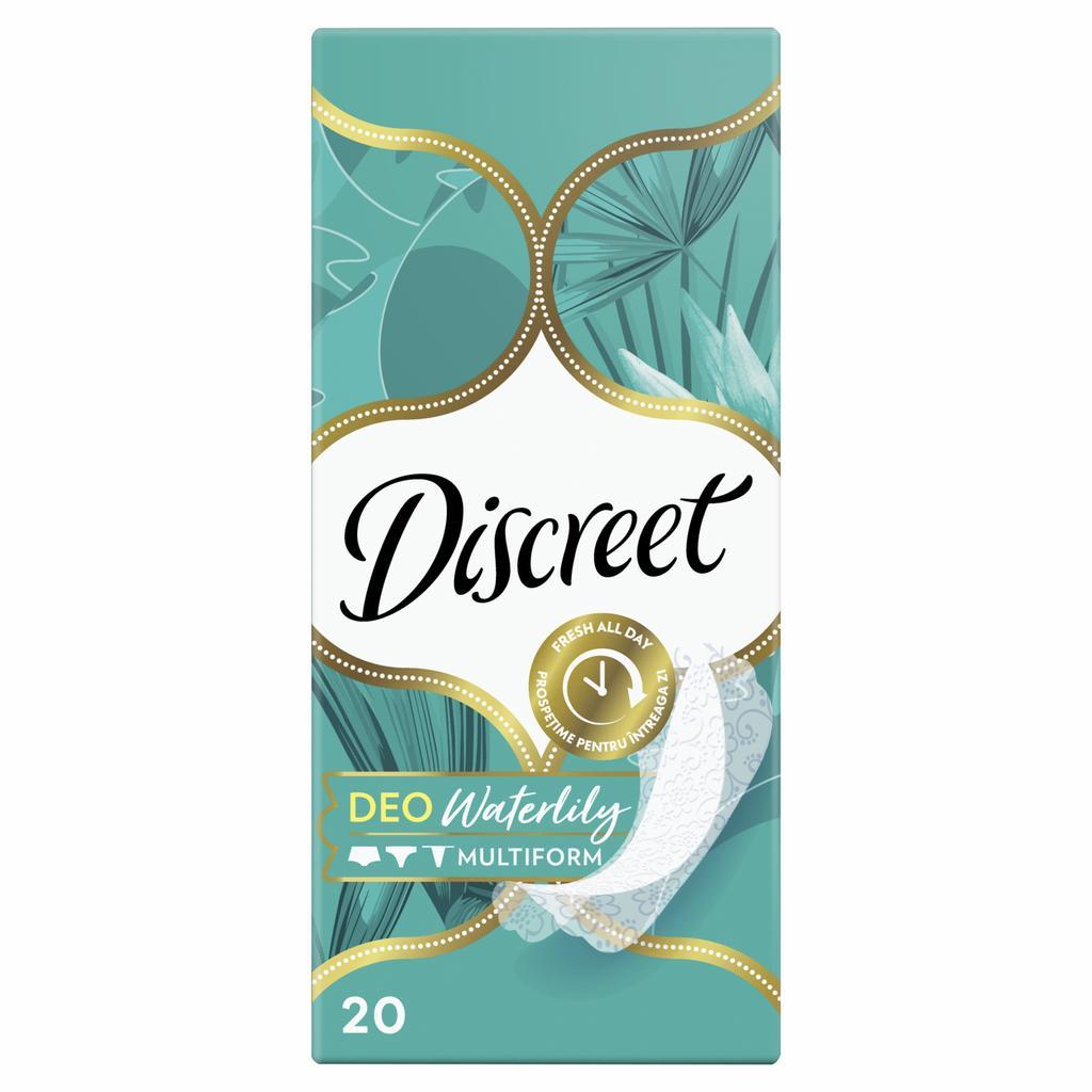 Прокладки ежедневные Discreet Deo Waterlily ультратонкие 20 штук, картон