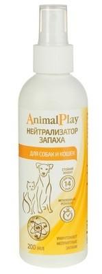 Спрей зоологический для кошек и собак Animal Play Нейтрализатор запаха, 200 мл., ПЭТ