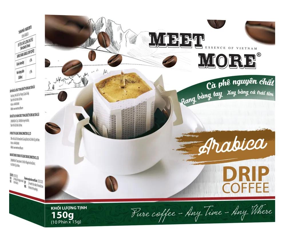 Кофе MEET MORE в дрип пакетах, 100% АРАБИКА, 10 шт Вьетнам, картон