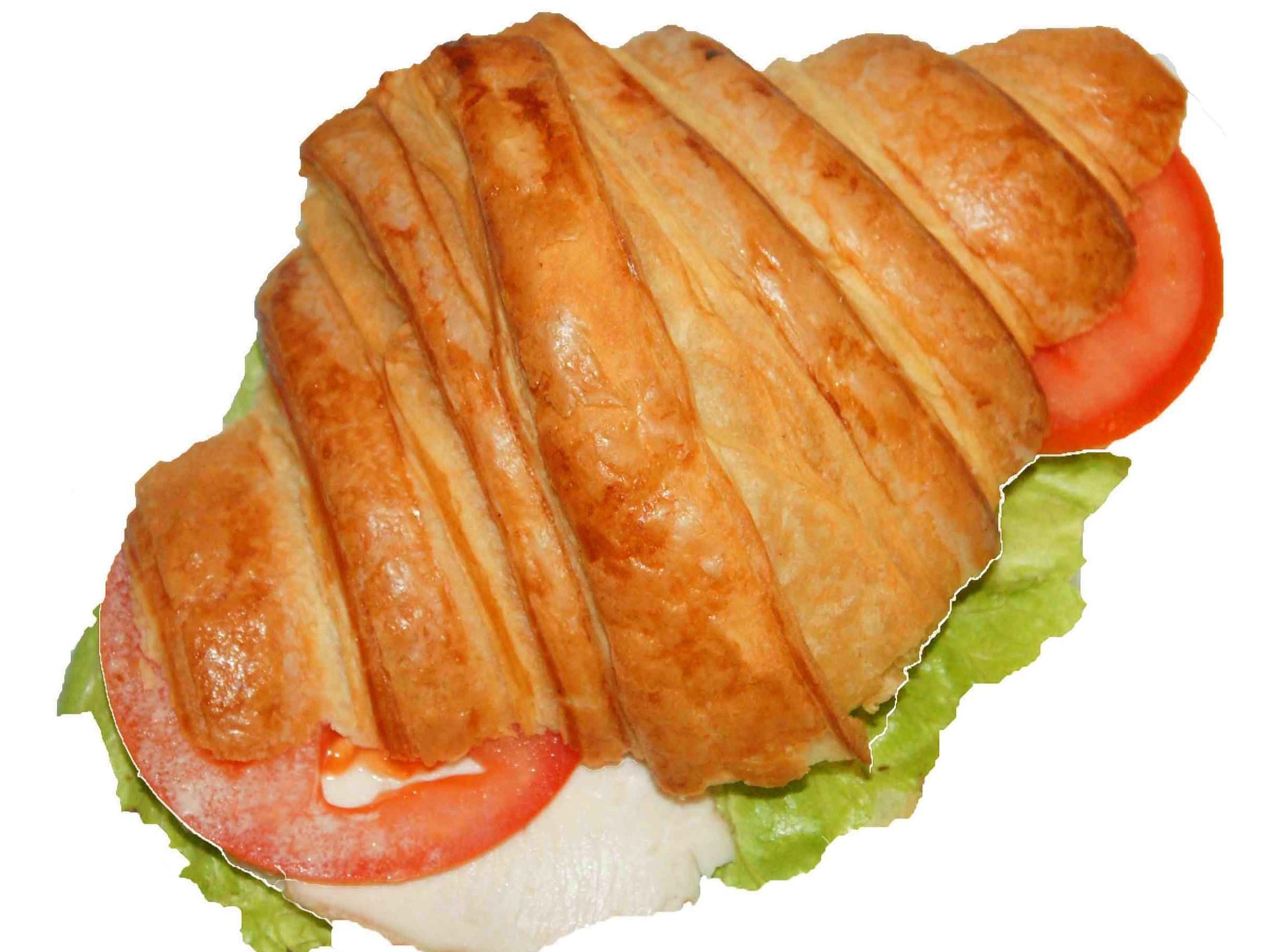 Круассан с курицей 195 гр., пластиковая упаковка