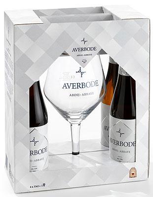 Набор Averbode Пиво Huyghe 7,5% 4шт. + бокал
