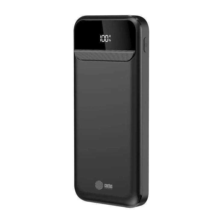Внешний аккумулятор (Power Bank) Cactus CS-PBFSCA-10000, 10000мAч, черный