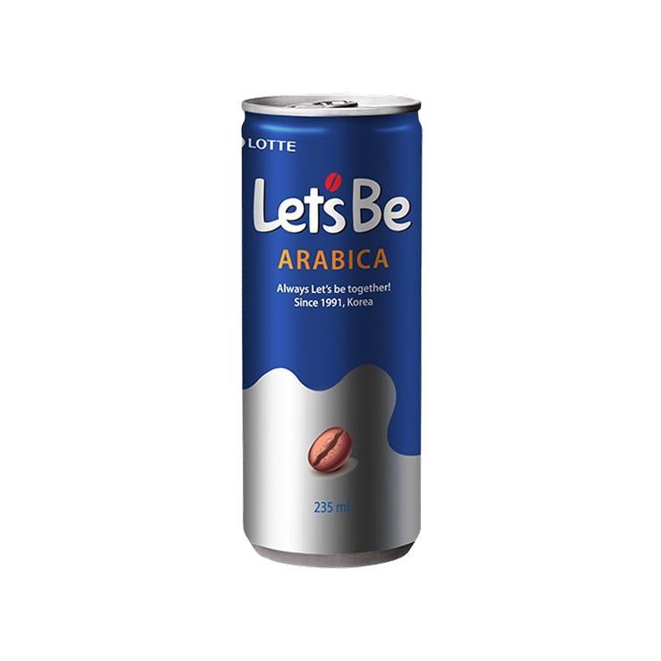 Напиток кофейный Lotte Let's be Arabica Южная Корея 235 мл., ж/б