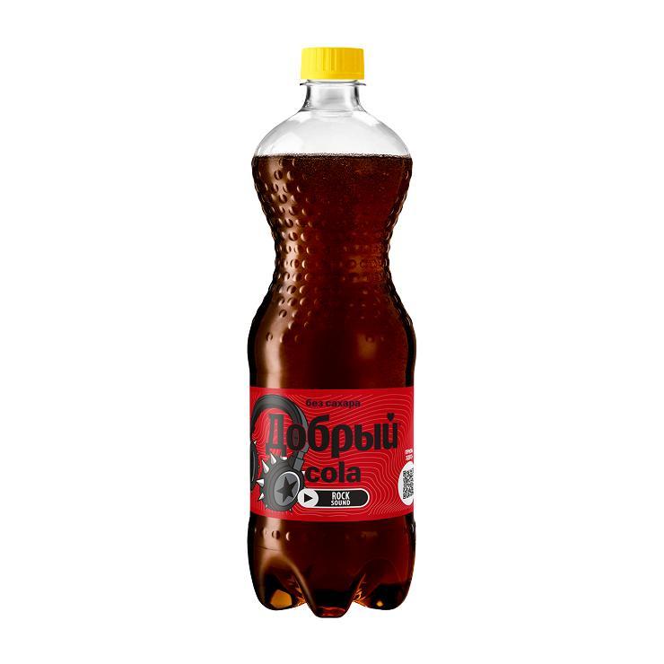 Напиток газированный Добрый cola без сахара 1 л., ПЭТ