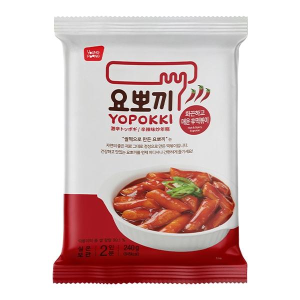 Рисовые клецки Yoppoki Hot & Spicy 240 гр., флоу-пак