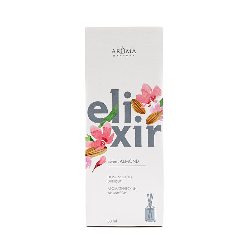 Диффузор ароматический Aroma Harmony elixir sweet almond, 50 мл., картон