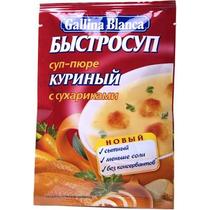 Быстросуп Gallina Blanca Суп-пюре куриный с сухариками, 17 гр., сашет