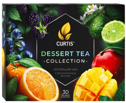 Чай Curtis Dessert Tea Collection ассорти 30 саше по 10 гр., картон