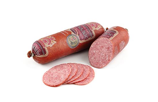 Колбаса салями Барбадос новый в/с., Гродненский мясокомбинат, 1 кг., оболочка