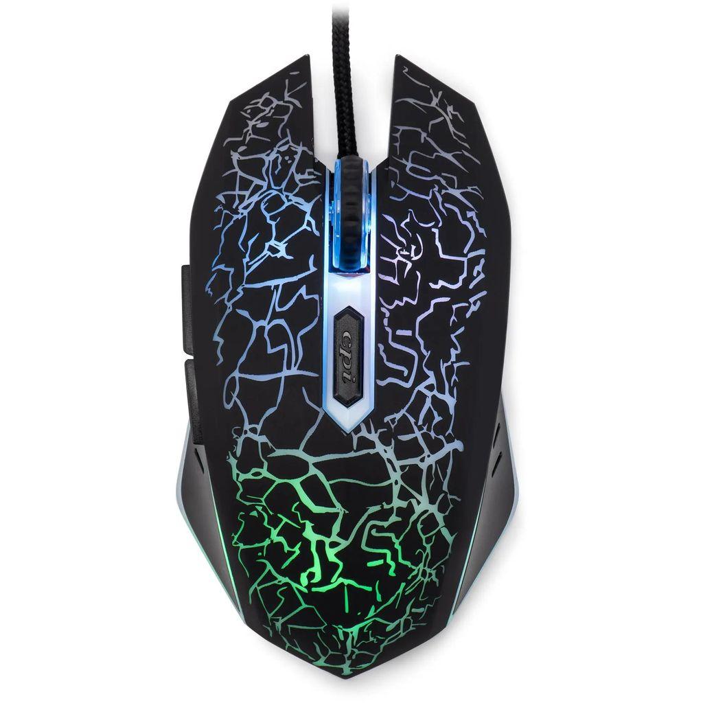 Мышь проводная Oklick 896G, игровая, оптическая, USB, 12800dpi, черный [1431690]