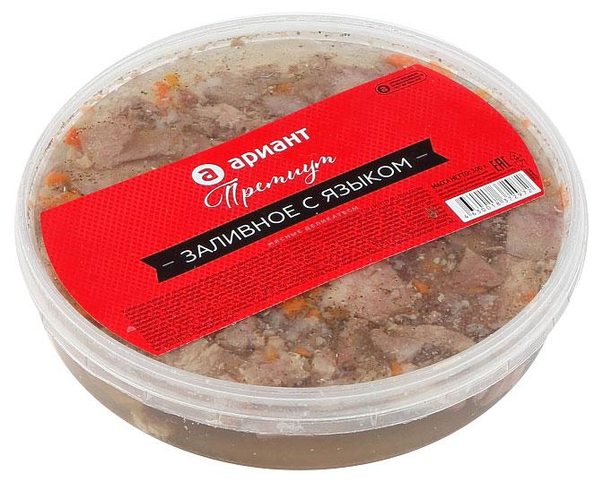 Заливное Ариант премиум с языком 300 гр., пластиковая упаковка