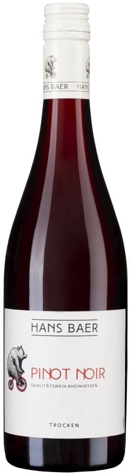 Вино Hans Baer Pinot Noir розовое безалкогольное 750 мл., стекло