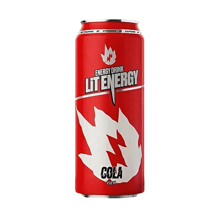 Напиток энергетический LiT Energy тонизирующий кола 450 мл., ж/б