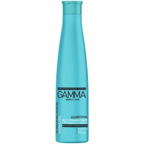 Шампунь Бессульфатный С 3D гиалуроновой кислотой Gamma Perfect Hair 350 мл., флакон