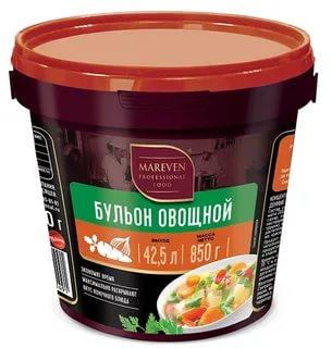 Бульон Mareven Food овощной 850 гр., ПЭТ