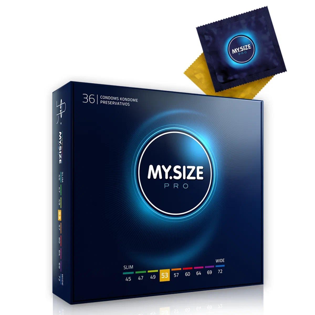 Презервативы MY.SIZE №36 размер 53 ширина 53мм 170 гр., картон