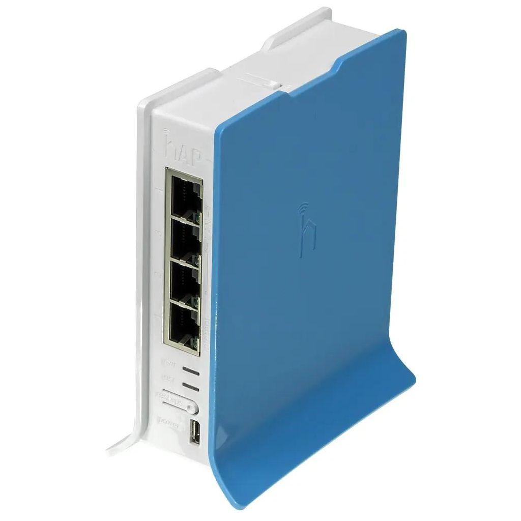 Wi-Fi роутер MIKROTIK hAP lite TC, Wi-Fi 4, N300, 2.4ГГц, 3 LAN, белый [rb941-2nd-tc]