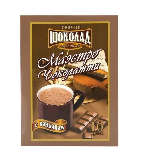 Горячий шоколад Маэстро Чоколатти Молочный Коньяк 25 гр., саше