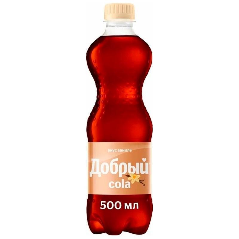 Напиток газированный Добрый Cola ваниль 500 мл., ПЭТ