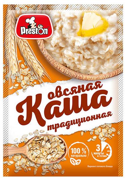 Каша Preston овсяная быстрого приготовления 27 гр., саше