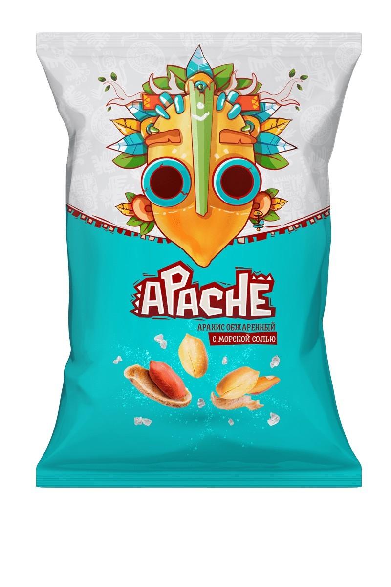 Арахис Apache жареный 80 гр., флоу-пак