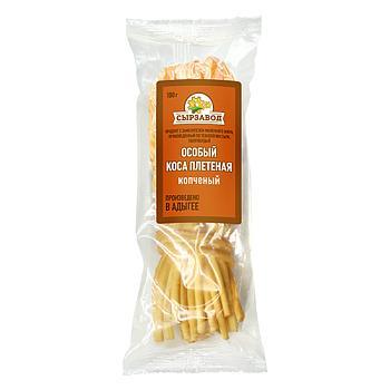Продукт с ЗМЖ Сырзавод Особый Коса копчаный 100 гр., флоу-пак