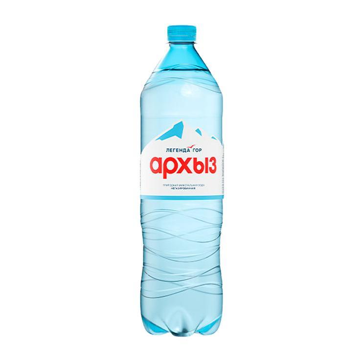 Вода негазированная Архыз Легенда Гор минеральная 1.5 л., ПЭТ