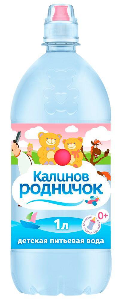 Вода Калинов родничок детская спорт 1 л., ПЭТ