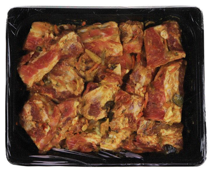 Хрящики Раменский деликатес для гриля в соусе с кусочками овощей охлажденные 1,5 кг., лоток