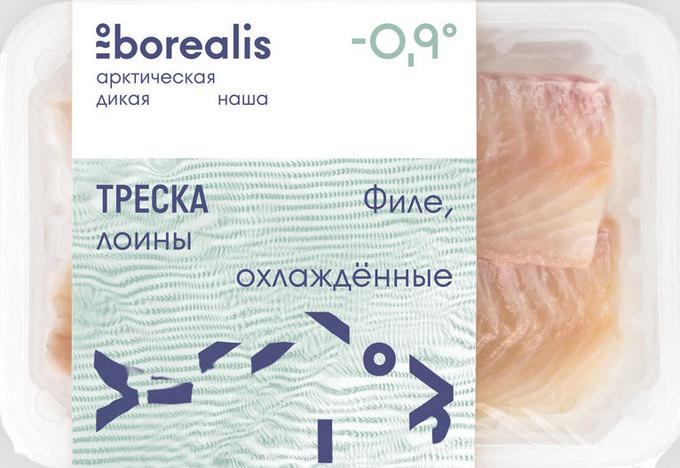 Треска Borealis филе б/шк 600 гр., пластиковый контейнер