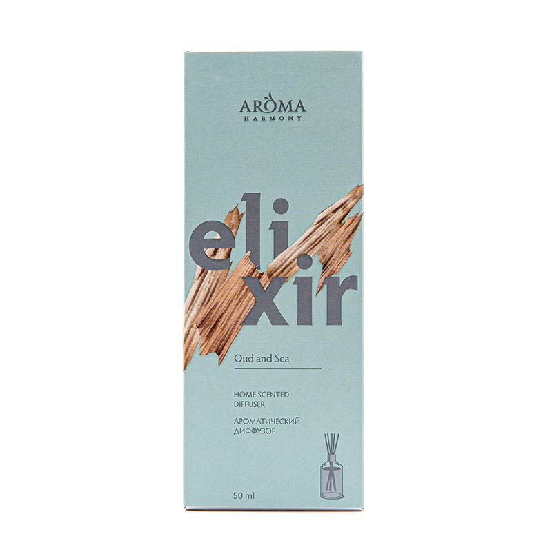 Диффузор ароматический Aroma Harmony elixir oud and Sea, 50 мл., картон