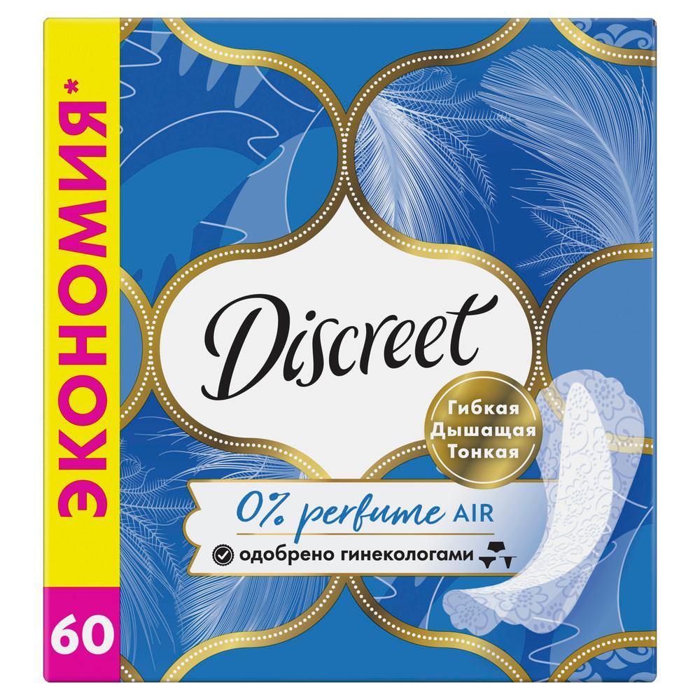 Прокладки ежедневные Discreet ароматизированные мультиформ Air 60 шт., картон