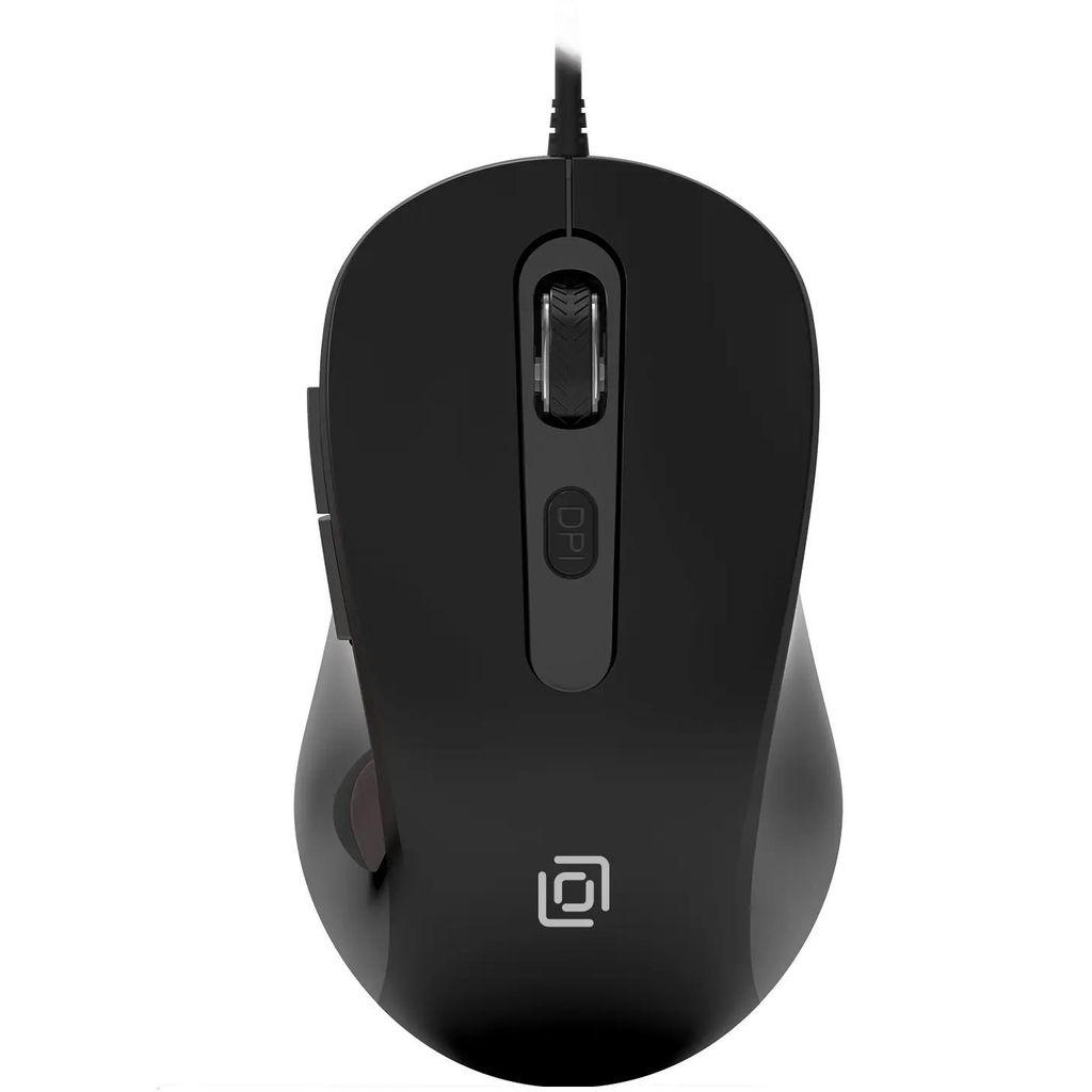 Мышь проводная Oklick 211M, оптическая, USB, 2400dpi, черный