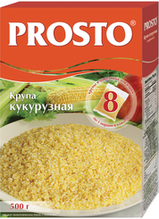Кукурузная крупа Prosto, 500 гр., картонная коробка