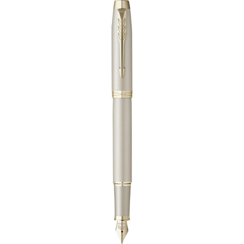Ручка перьевая Parker IM Monochrome F328 Champagne PVD коробка подарочная [2172953]