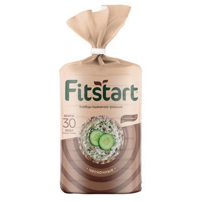 Хлебцы Fitstart Пшенично-ржаные Чесночные 90 гр., пакет