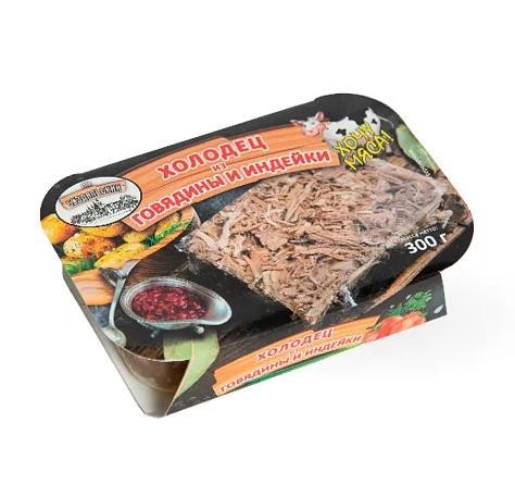 Холодец Мясная Коллекция из говядины и индейки 300 гр., картон